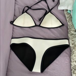 white triangl bikini